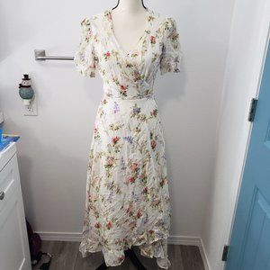 Denim & Supply Ralph Lauren Floral Wrap Maxi Dress
